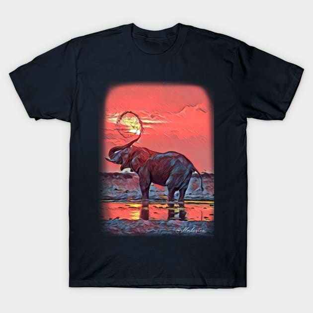 Elephant T-Shirt by SkloIlustrator